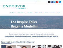 Tablet Screenshot of endeavor.org.co