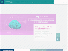 Tablet Screenshot of endeavor.org.mx